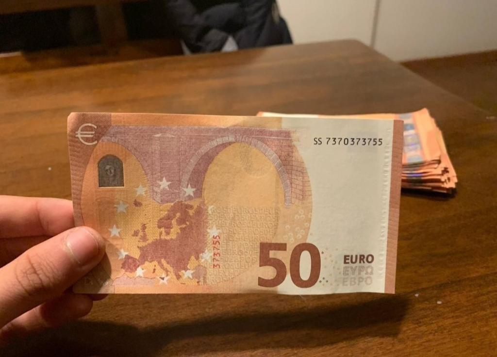 billetes de euro indetectable, billetes falsos en euros