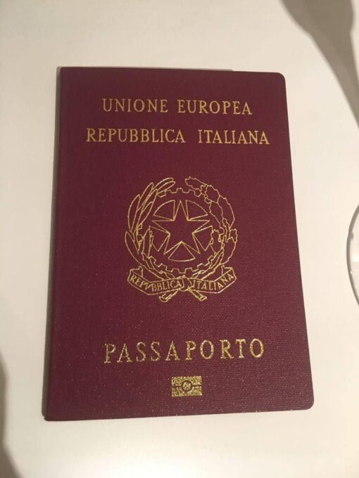 Comprar Pasaporte Italiano