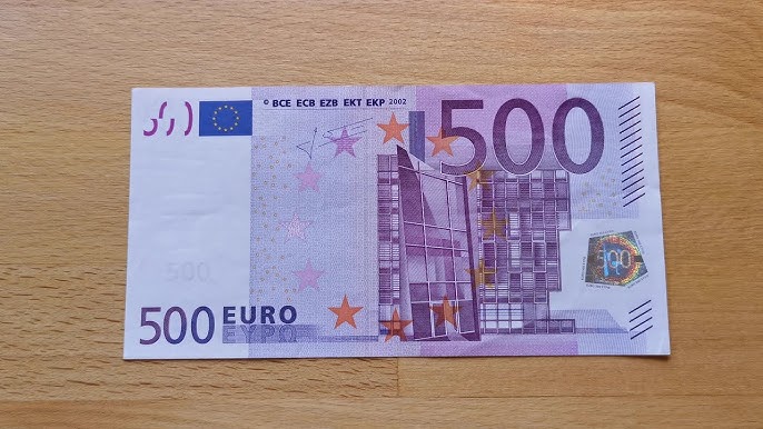 Billetes de 500 Euro Falsos